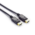 DisplayPort Cable 4K 60Hz version 1.2, Male/Male with Latches